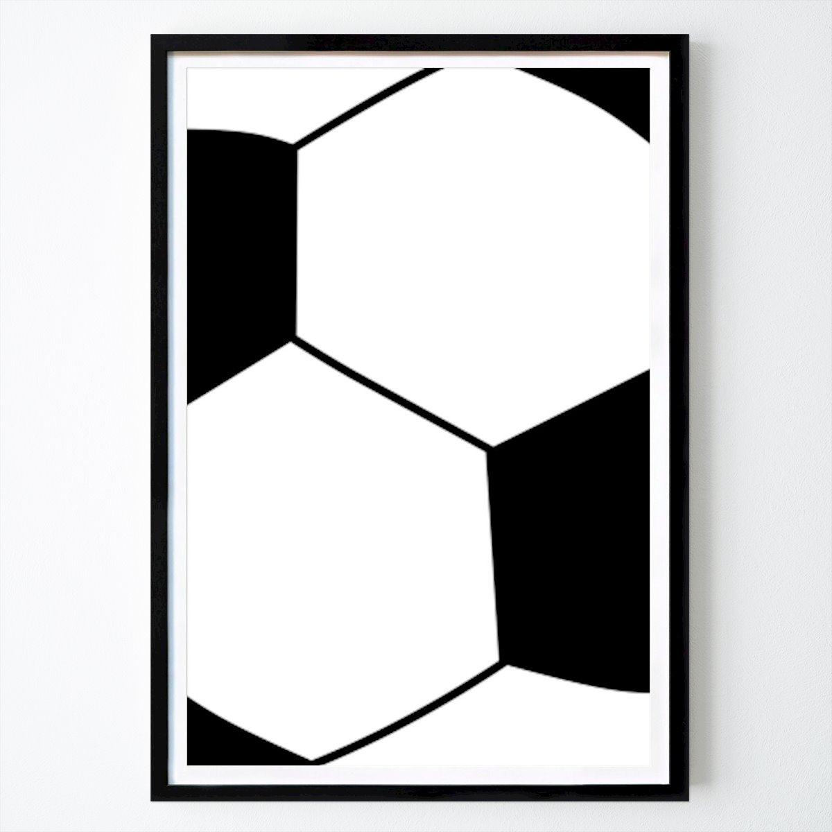 Football Poster: Minimalist soccer ball by Ilham prayoga