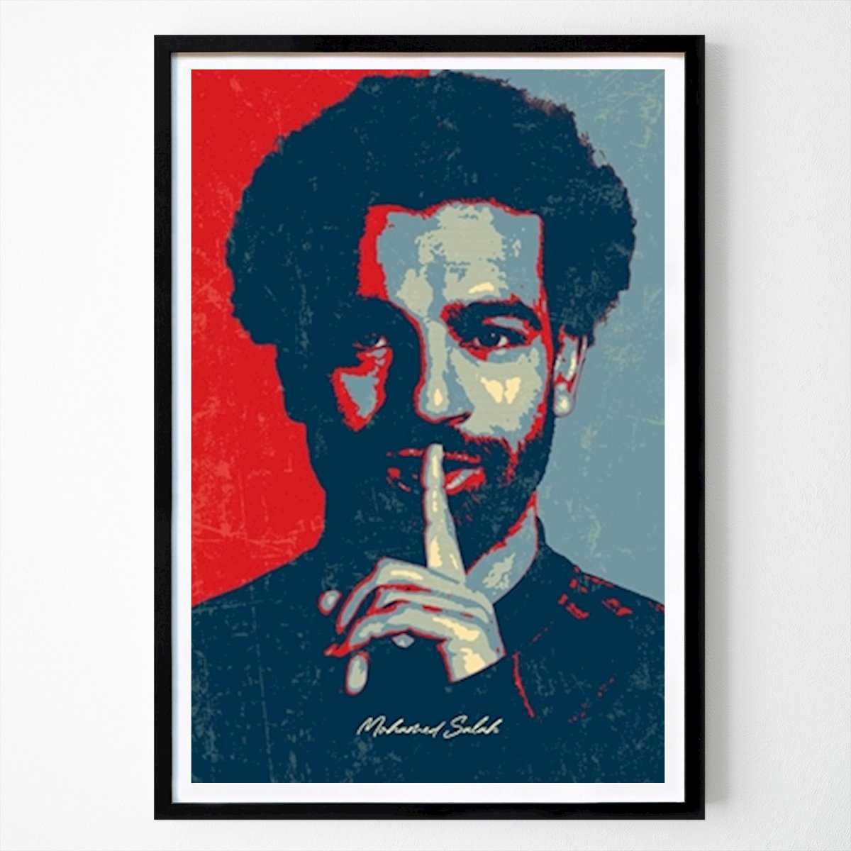 Retro & Vintage Poster: Mohamed Salah von Zun posters
