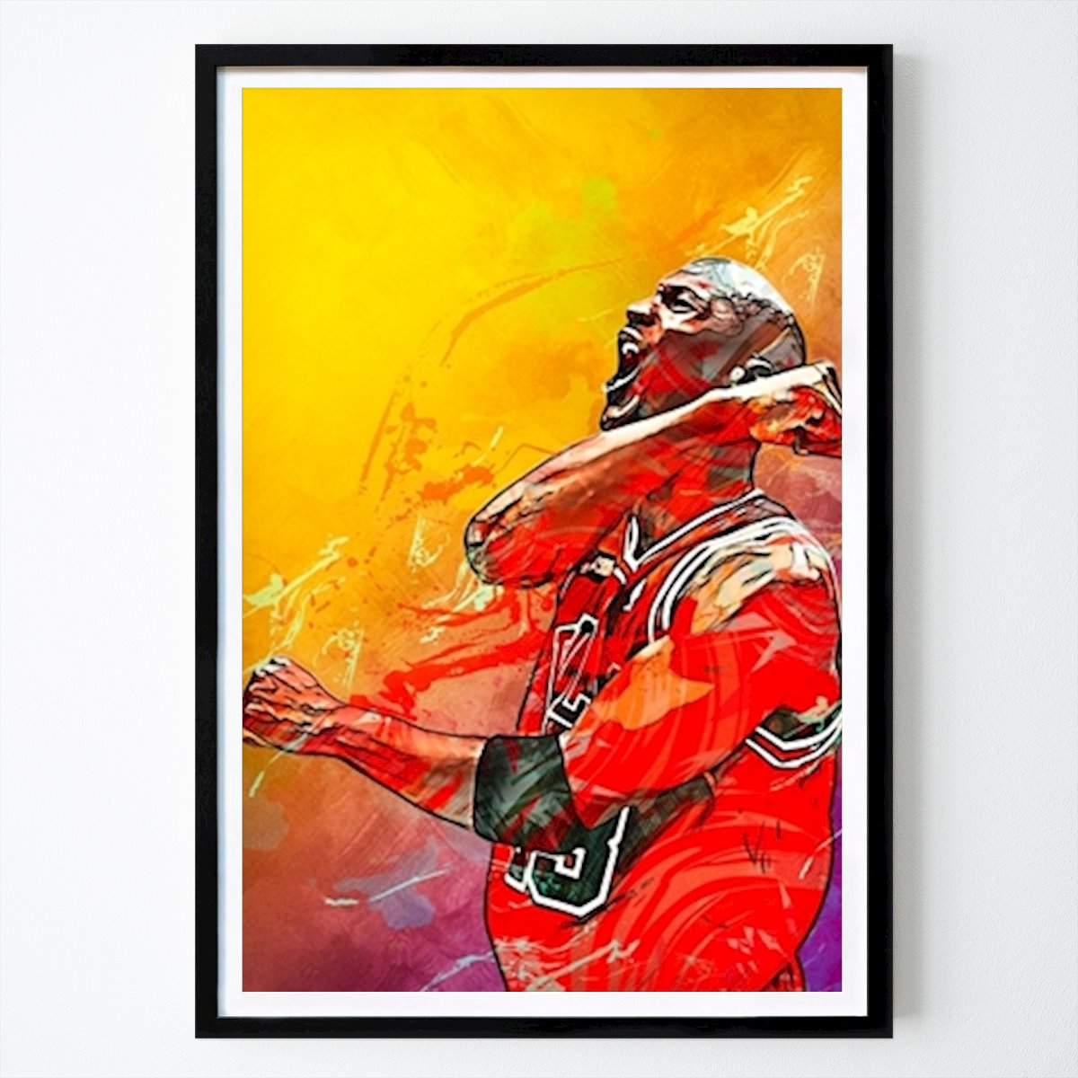 Basketball Poster: Michael Jordan Chicago Bulls von Crystal maxwell