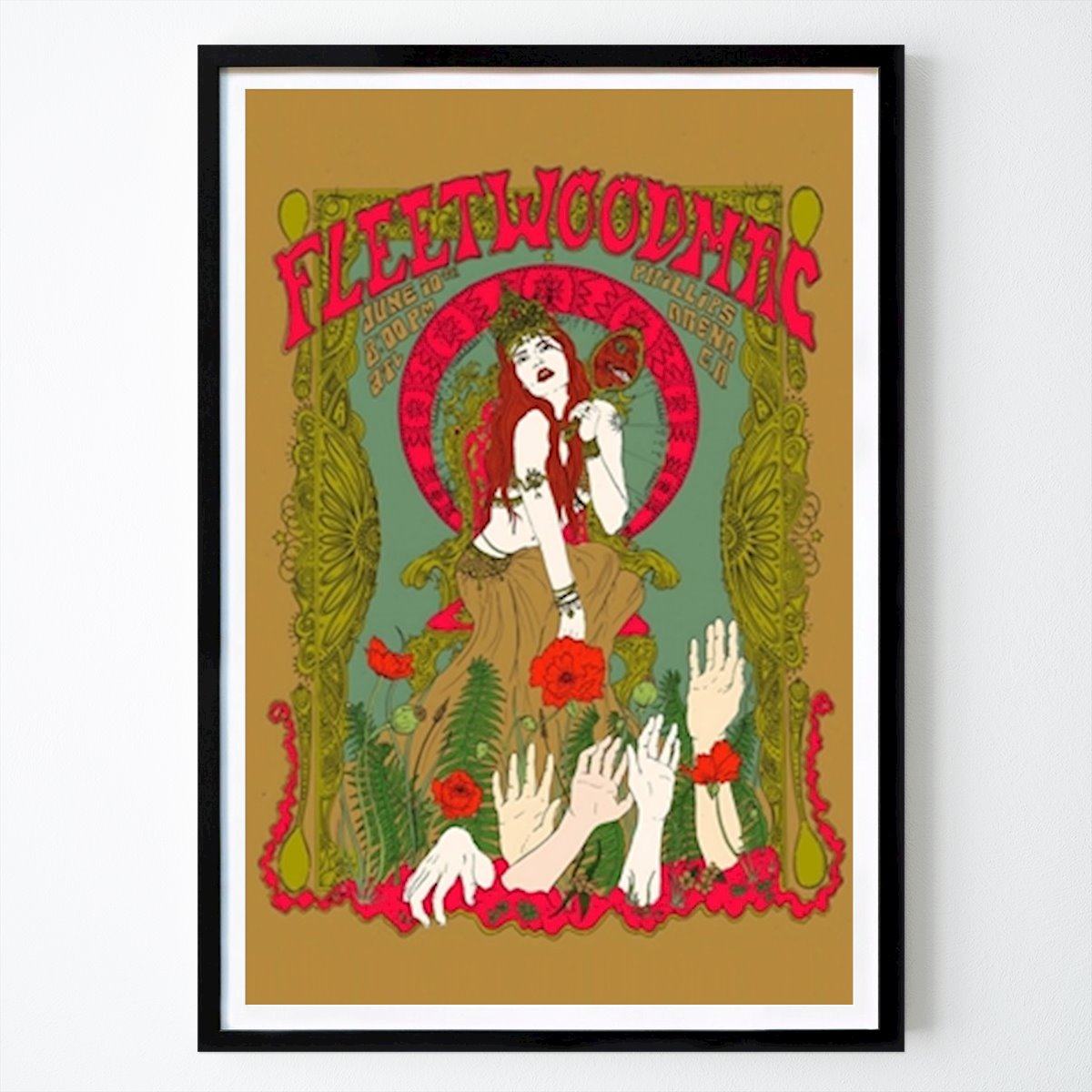 Retro & Vintage Plakat: Fleetwood valmue av Amer Sanap