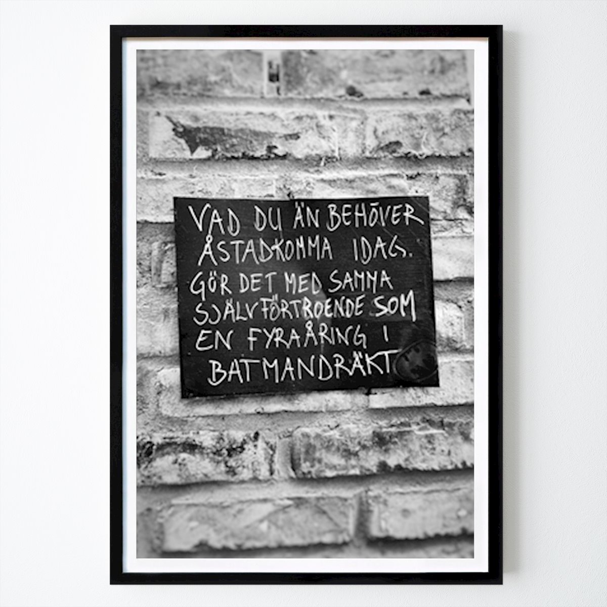 Citat & Text Poster: Självförtroende av Nicklas Astfors