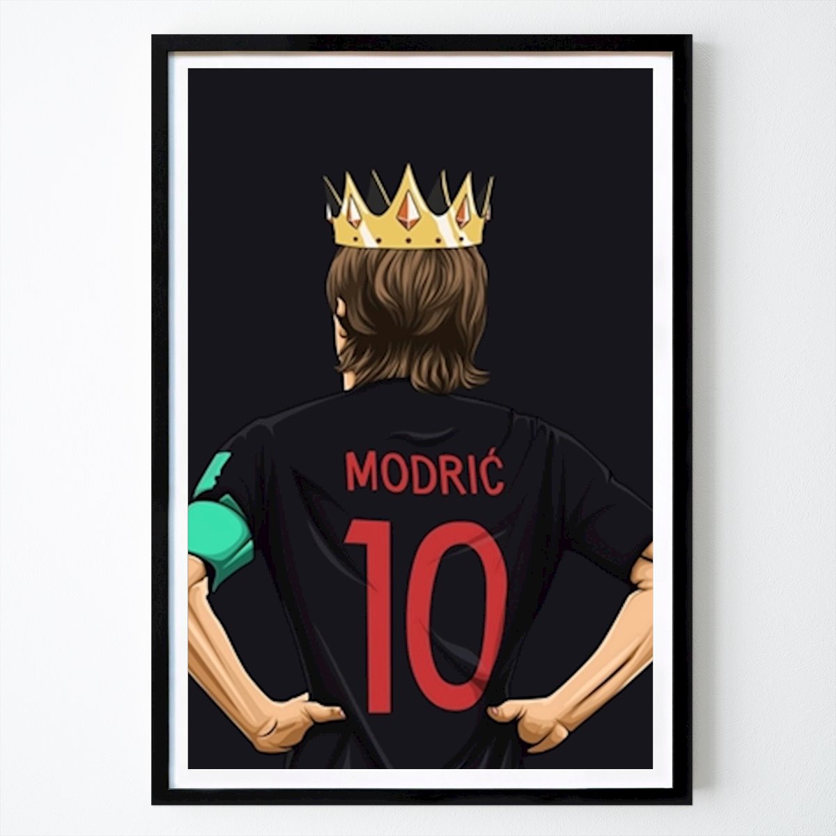 Illustration Poster: Inspiriert vom Modric-Ventilator von Madelyn metro