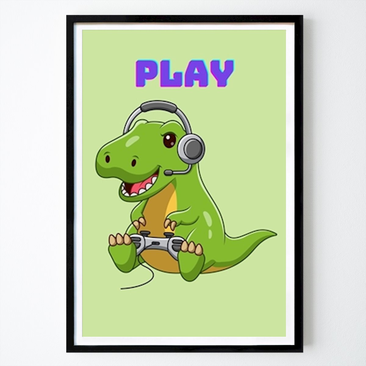 Citation & Text Poster: Little Dinosaur in Game by Anang Widiyanto