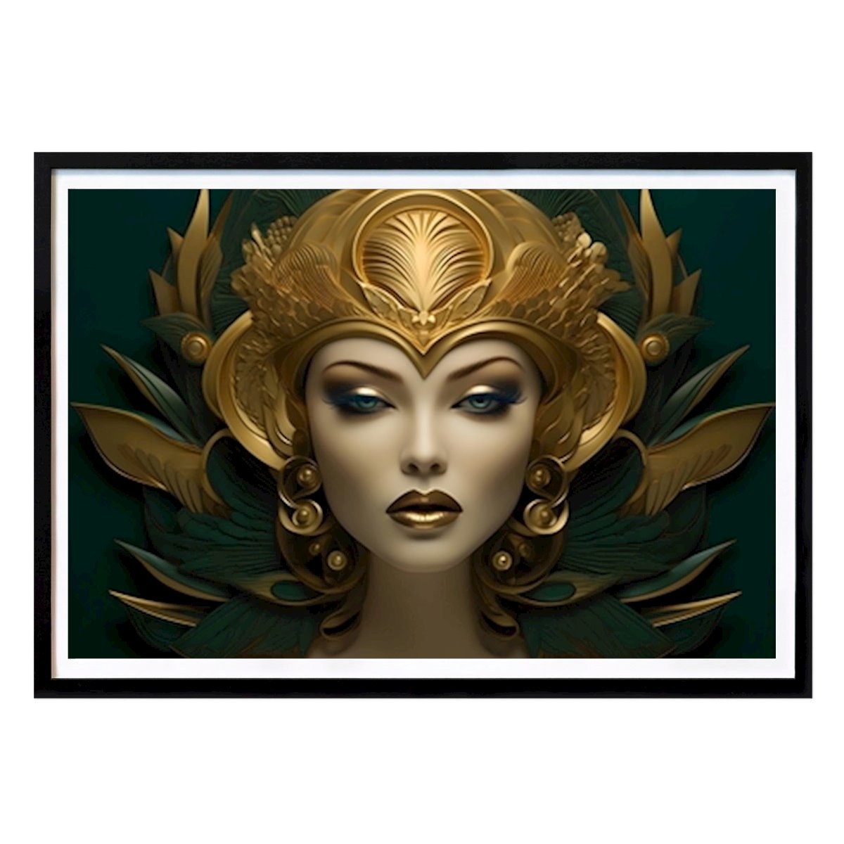 Art Deco Poster: Art Deco - Göttin des Goldes von Art Deco - The Golden Era