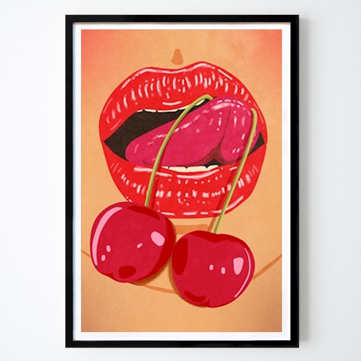 Ilustracja Plakat: Cherry Love autorstwa Raissa Oltmanns