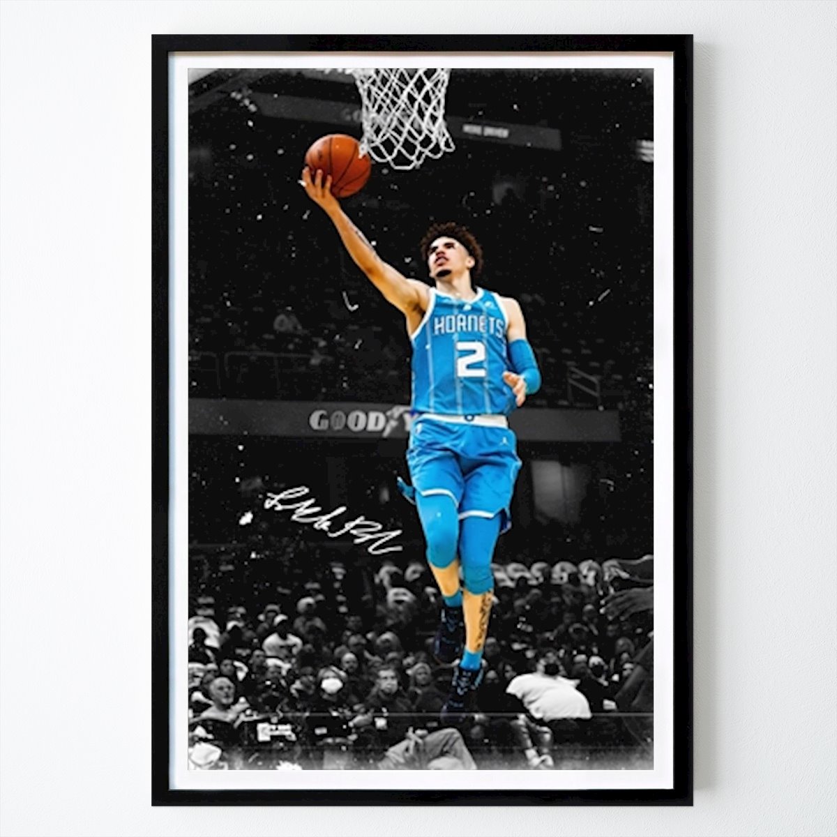 Szabadidő Poszter: LaMelo Ball aláírás Moca Safari által