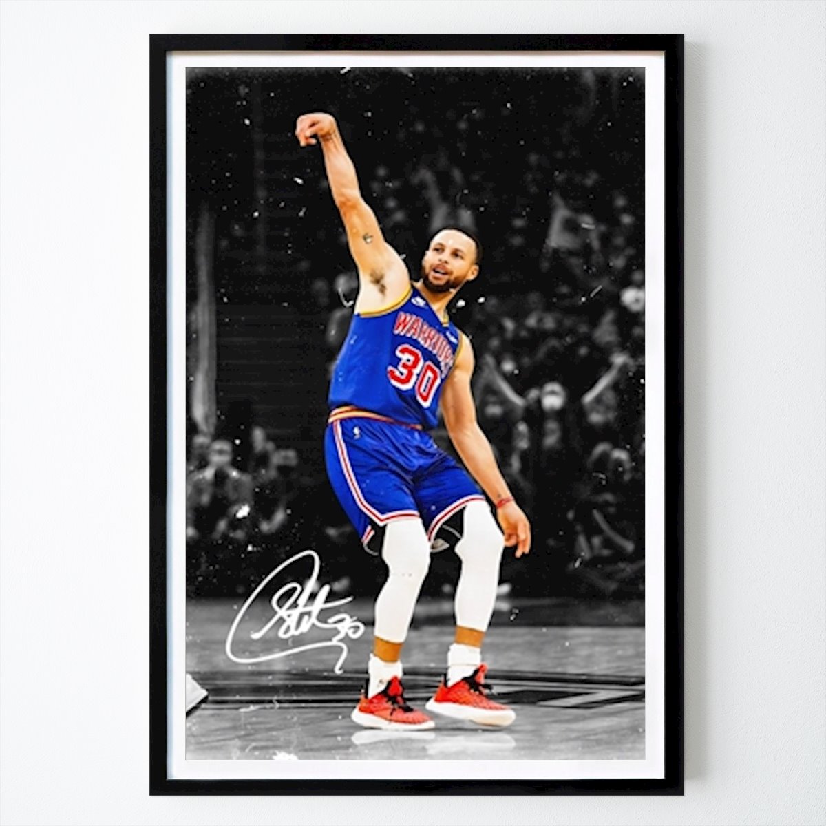 Szabadidő Poszter: Stephen Curry aláírása Moca Safari által