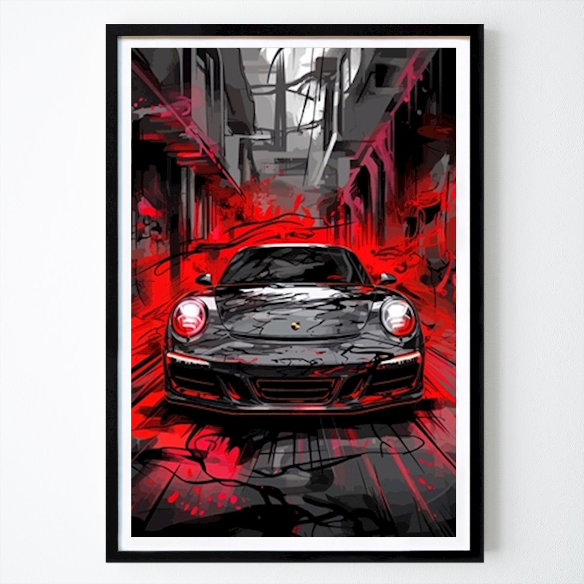Bil Plakat: Porsche 911 av Pod posters