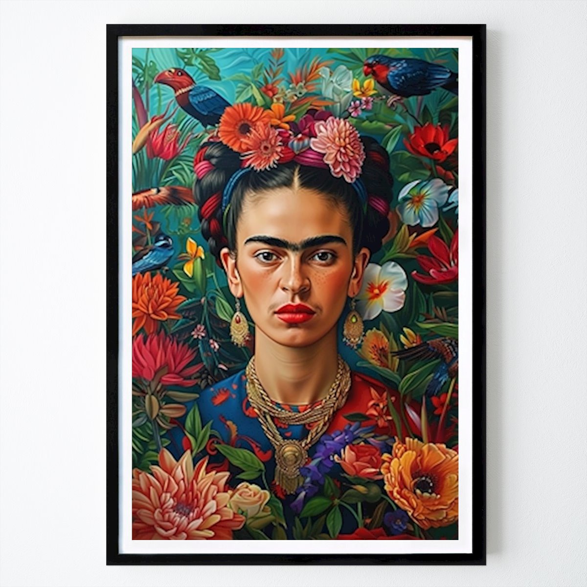 Städte & Länder Poster: Frida Kahlo Poster Kunstdruck von Niklas Maximilian