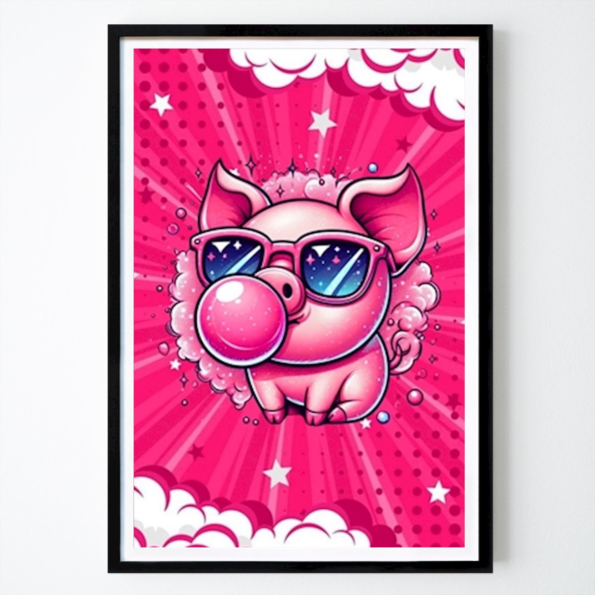 Arte Poster: Pig de Painting Art