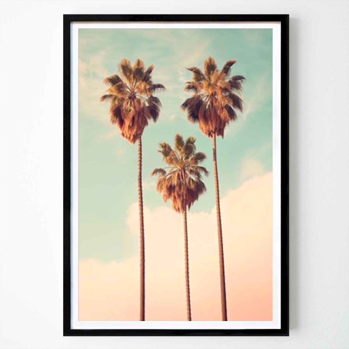 Blumen & Pflanzen Poster: Palmenparadies in Los Angeles von Philippe HUGONNARD