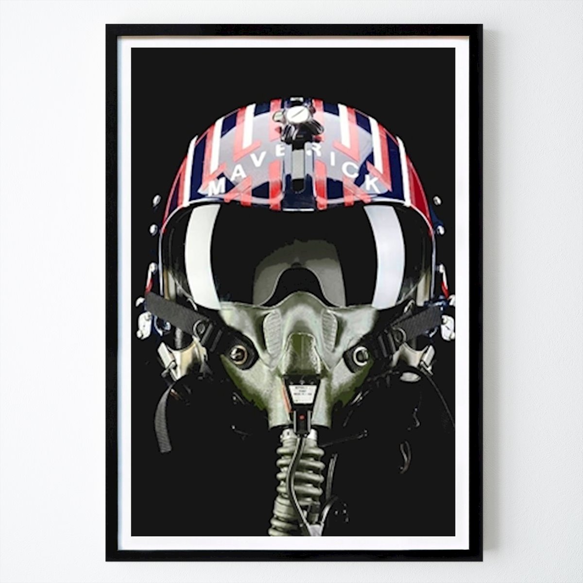 Retro & Vintage Poster: Maverick Helmet Vintage di Edi