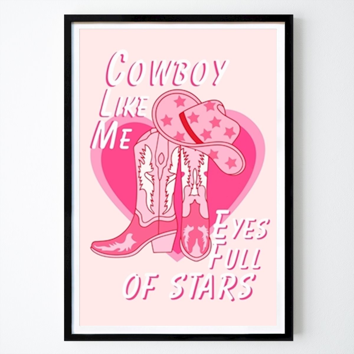 Retro & Vintage Poster: Taylor Swift - Cowboy Like Me av Berka Deuen