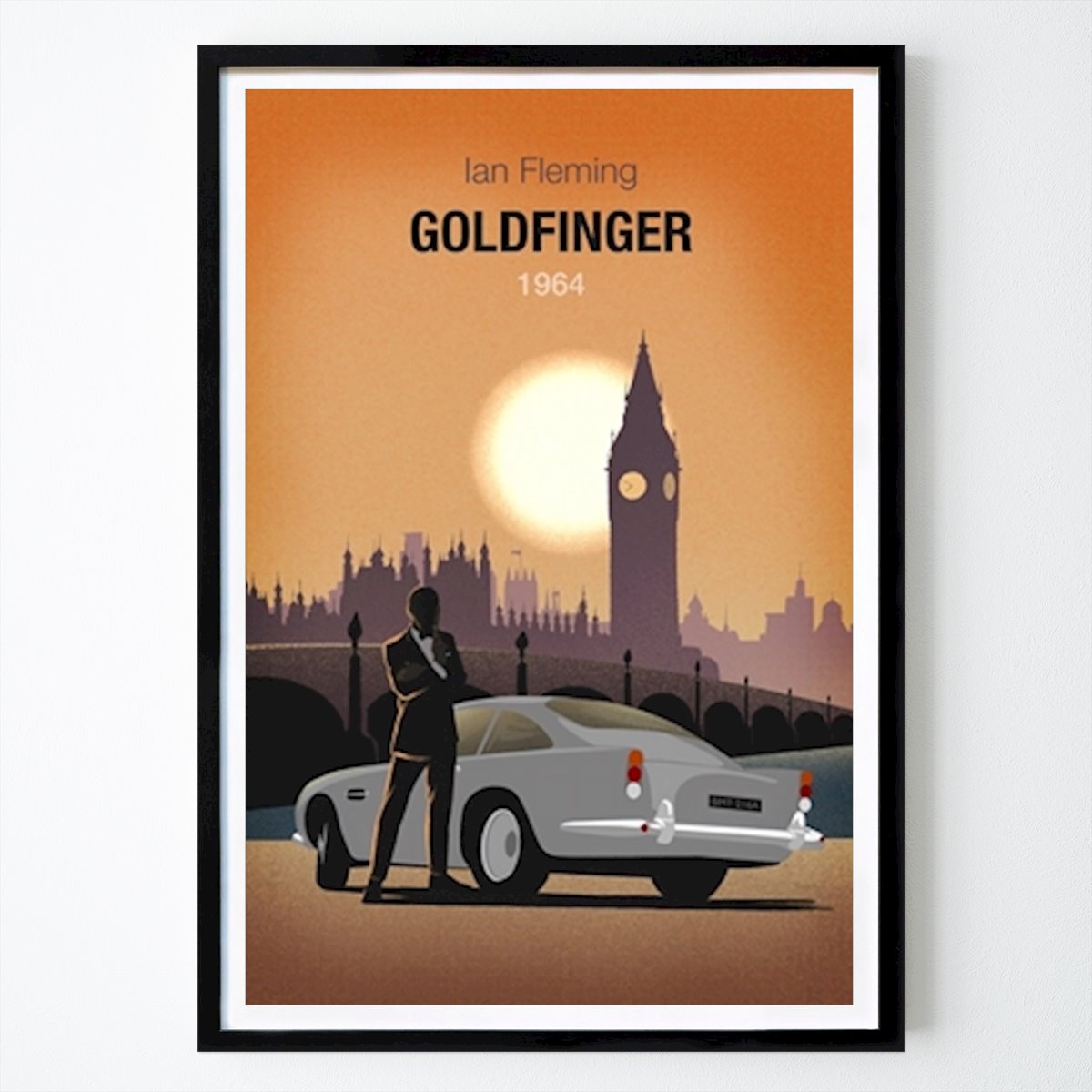 Lifestyle Poster: James Bond Goldfinger von Froze Studio
