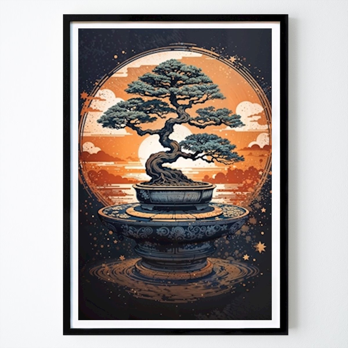 Virágok & Növények Poszter: Japán Örök Bonsai Harmónia OniArt által