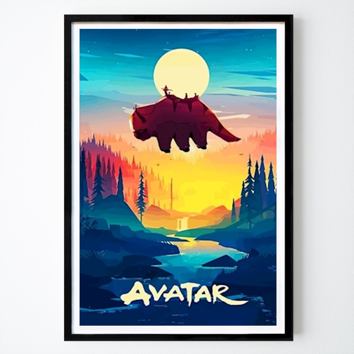 Illustration Affiche: Avatar Le dernier maître de l’air par Du Bose