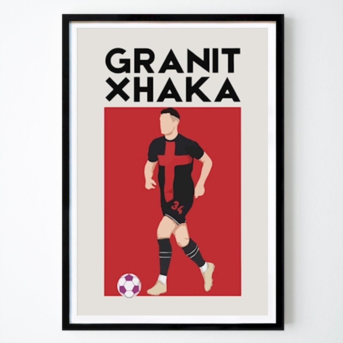 Hobby Poster: Granit Xhaka 34 av Razid Golokor