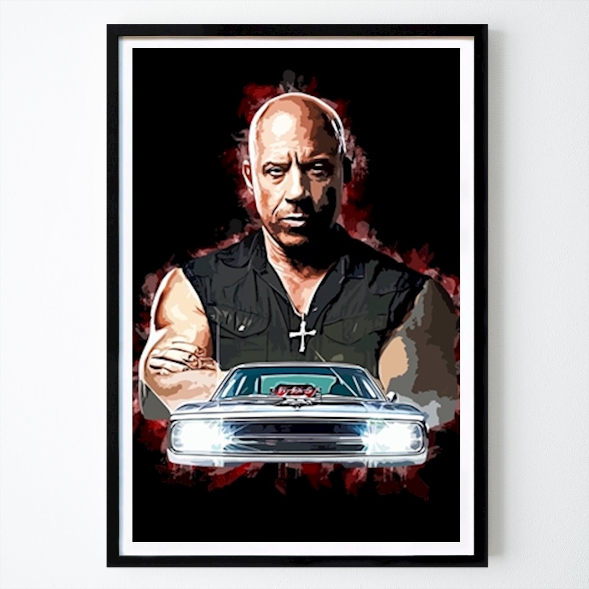 Ilustración Póster: Vin Diesel de FLORENCE 0