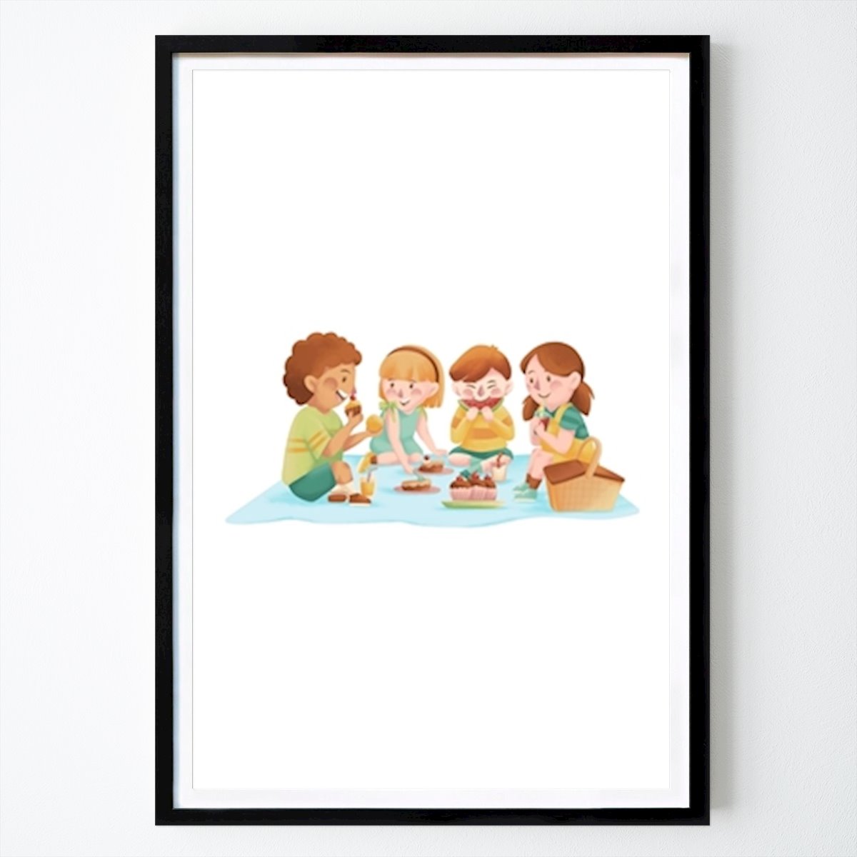 Kunstnerisk Plakat: Familie børn av Wm B. Douglas