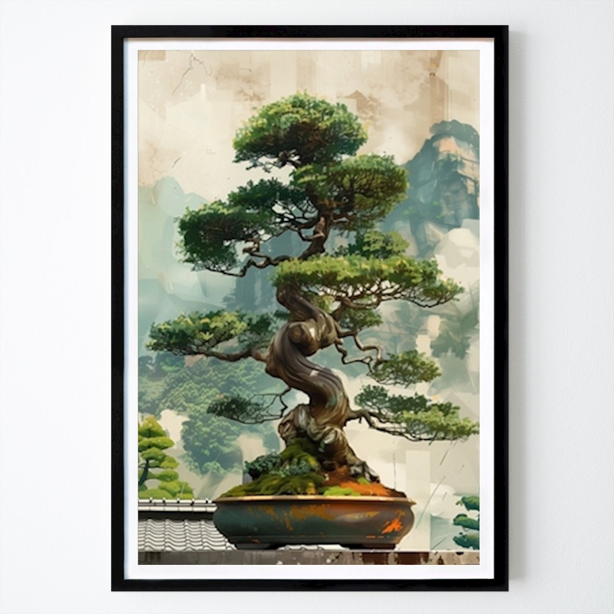Illusztráció Poszter: Bonsai fa Ilustration Staylo Art által