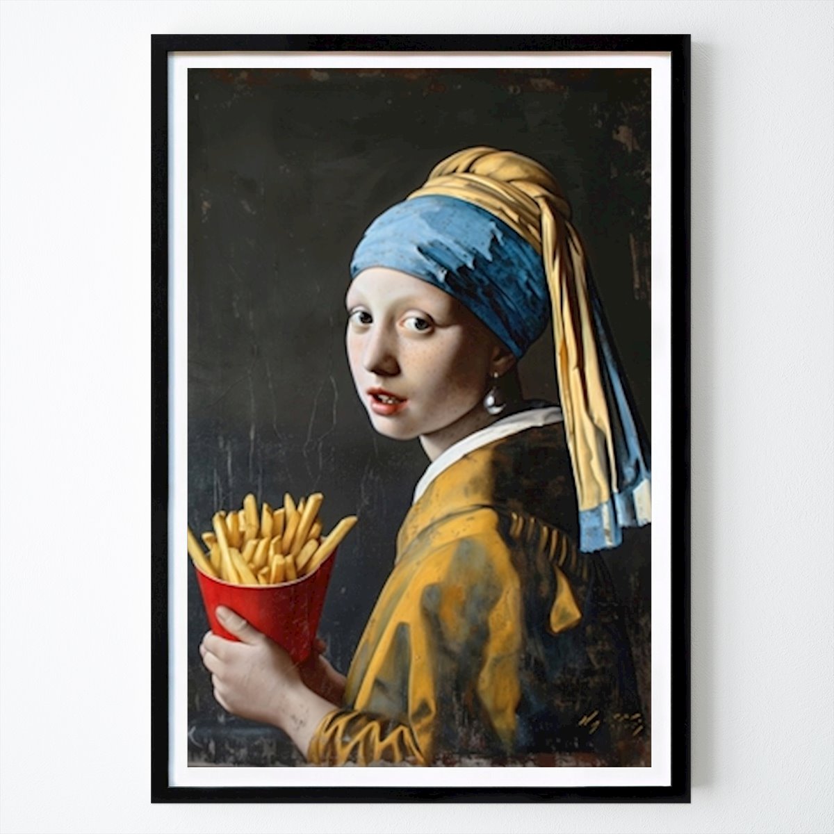 Natur Poster: Pärlörhängen x pommes frites av Decker Studios