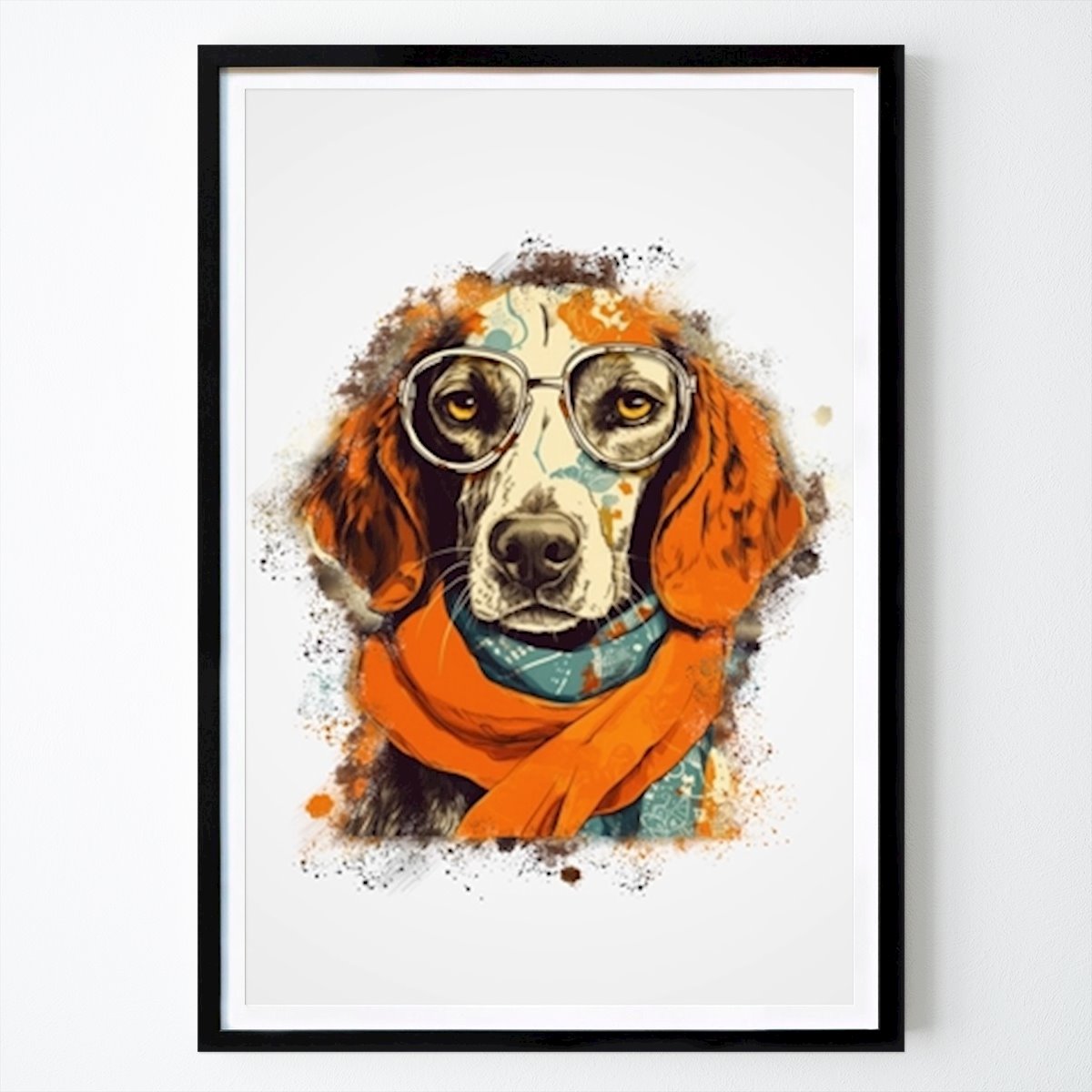Retro & Vintage Plakat: Stilige hunder i solbriller av Design Mobilunik