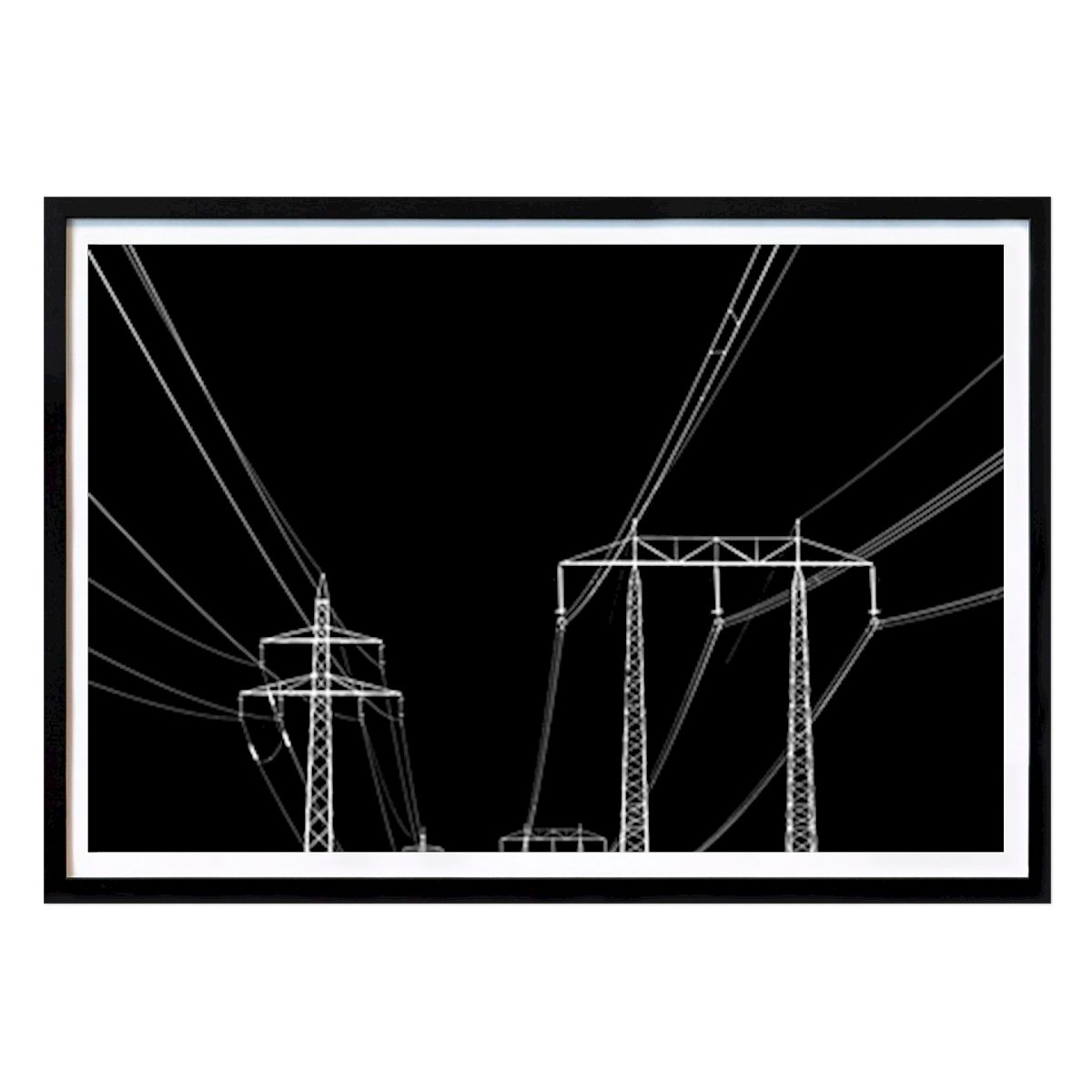 Abstrakt Poster: Kraftvägen av Lars Gudmundsson