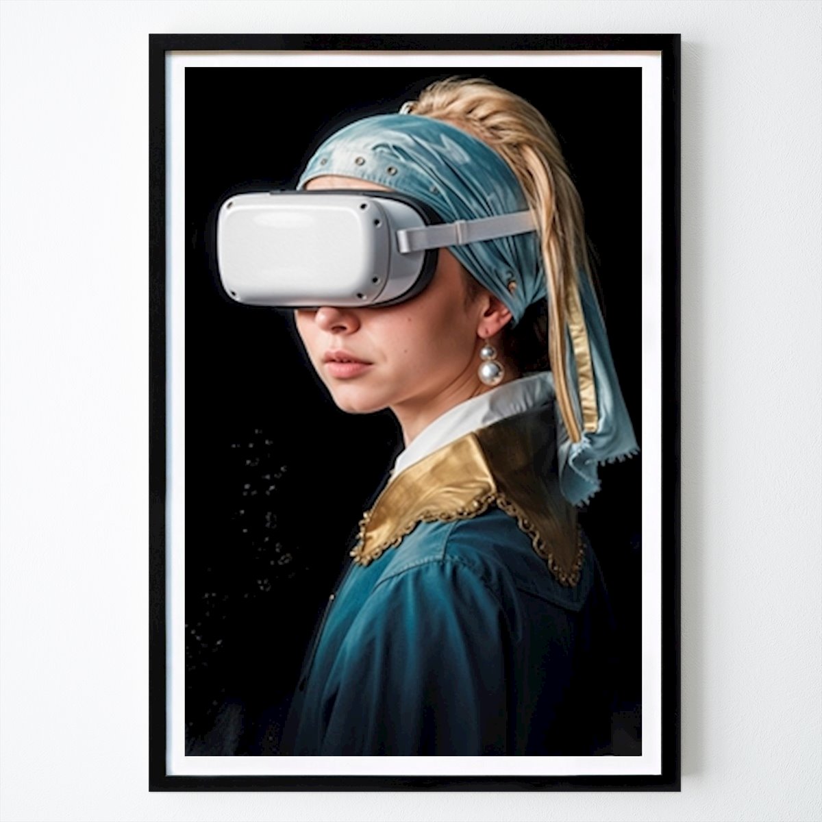 Art Poster: Girl With Vr Glasses von Ed ramos