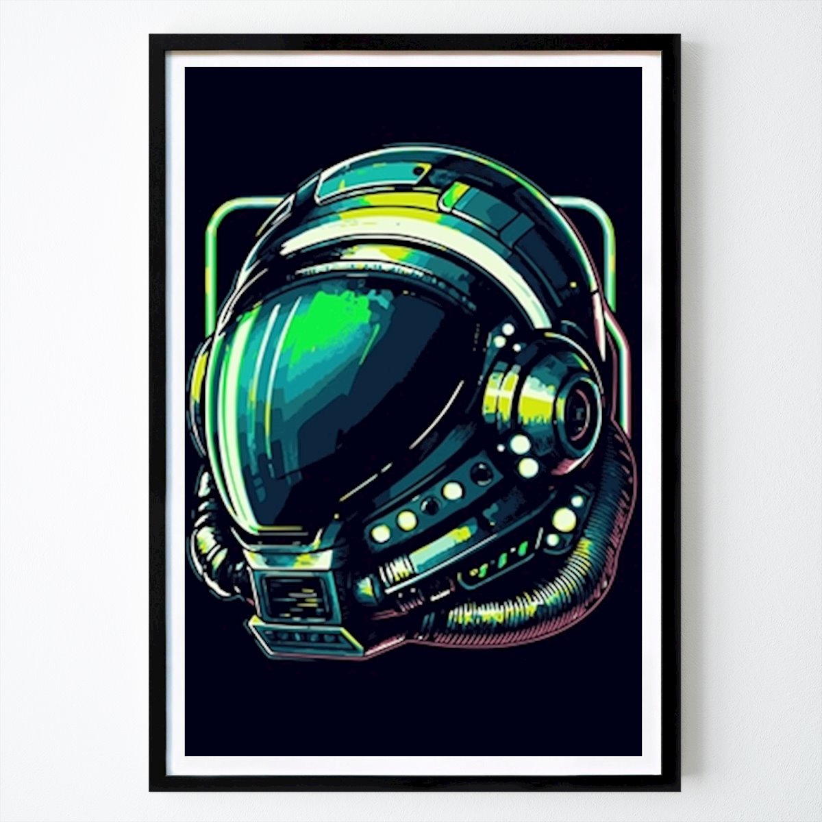 Retro & Vintage Juliste: Astronaut Helmet tekijänä Hamsah Hamsah