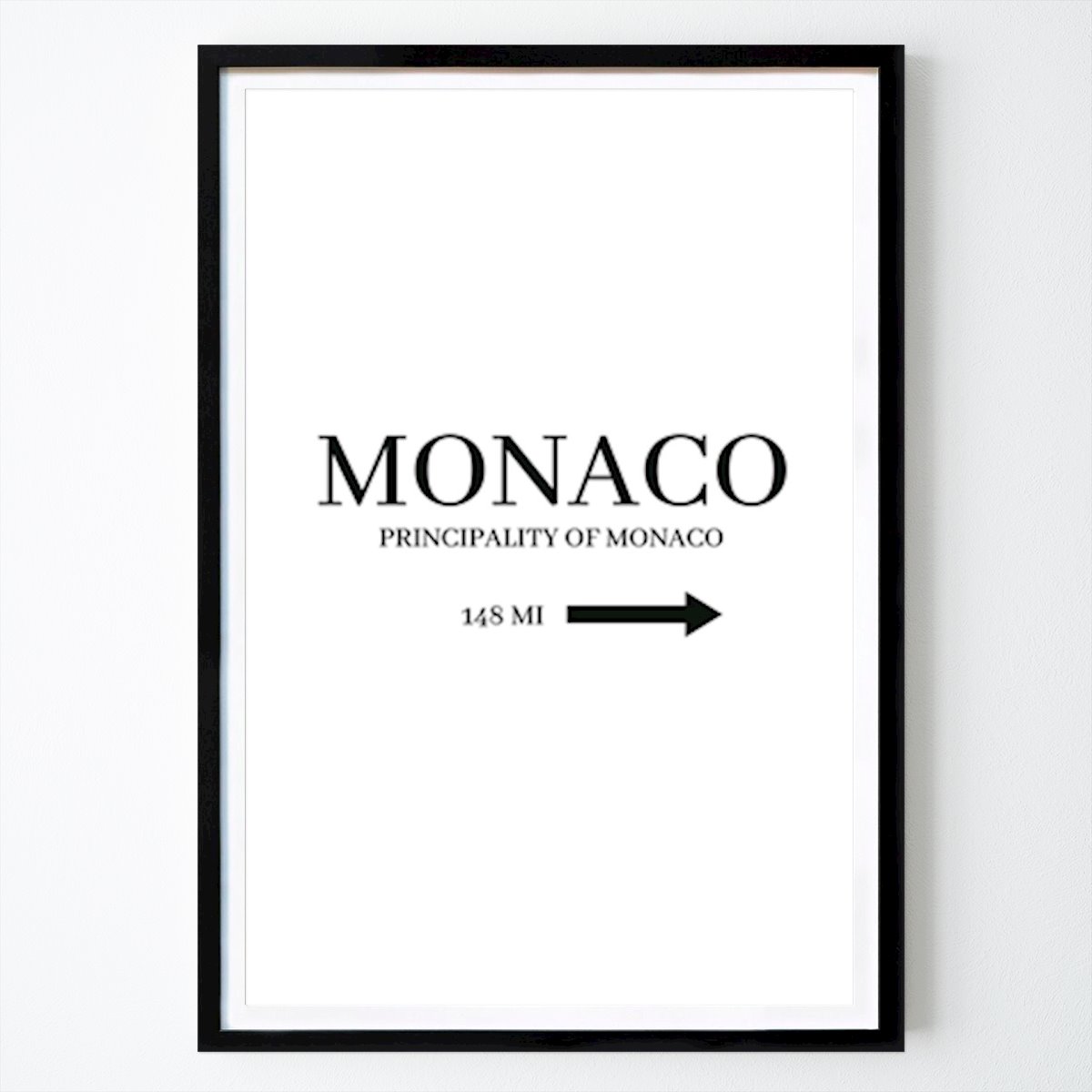Retro & Vintage Poster: Monaco Monte Carlo by Lars Gustafsson