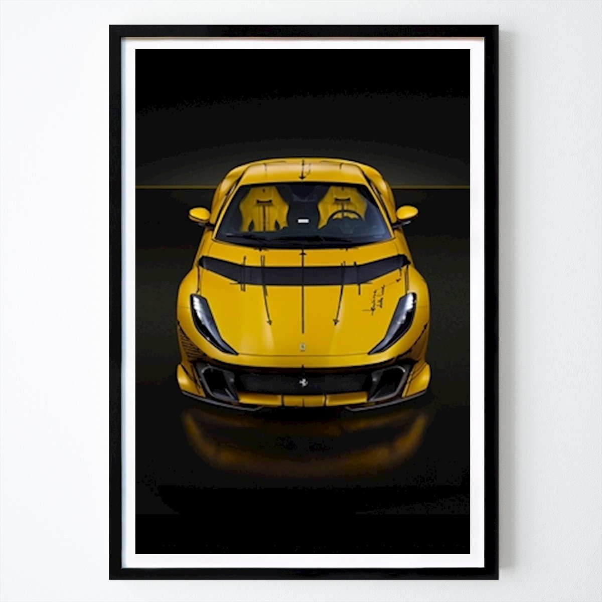 Auto Poster: Ferrari 812 von Alas Ska