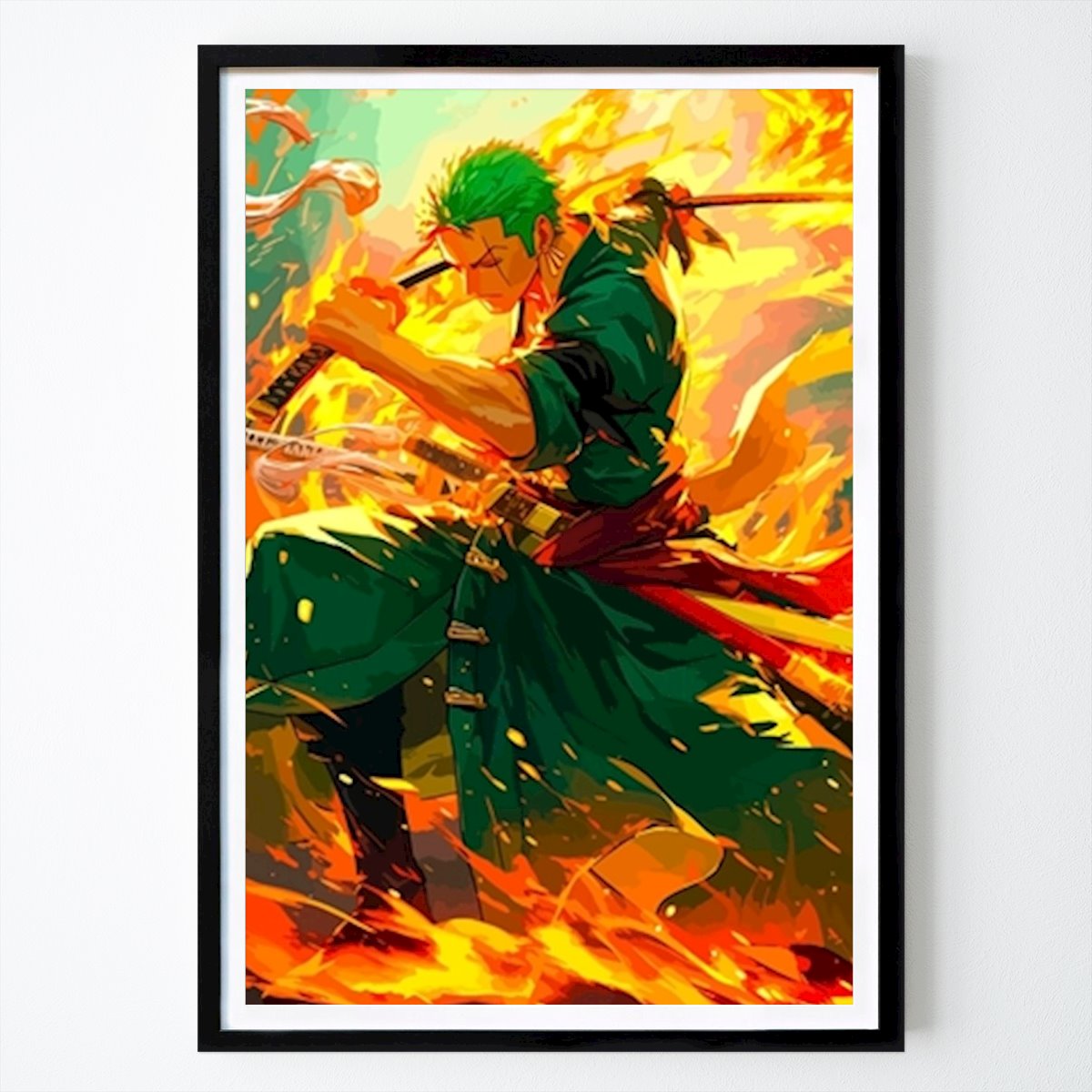 Vapaa-aika Juliste: One Piece Zoro tekijänä Blossom 01