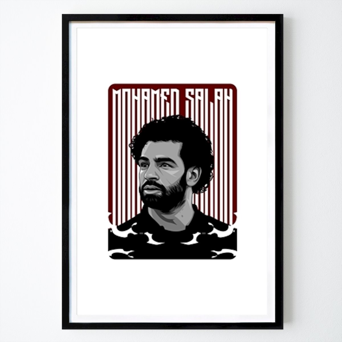 Fotboll Poster: Mohamed Salah av One Years Studio