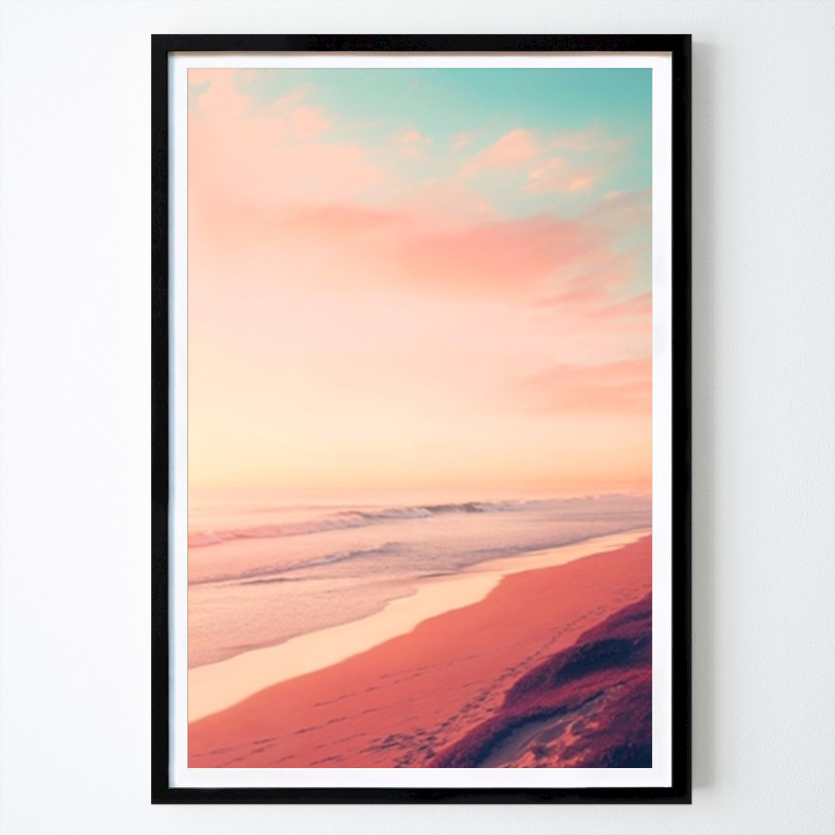 Places & Cities Poster: Pastel Horizon California by Philippe HUGONNARD