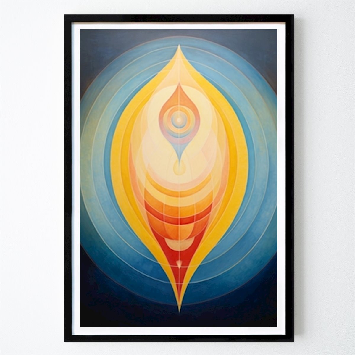 Astratto Poster: Fiamma astratta di Eva Elings
