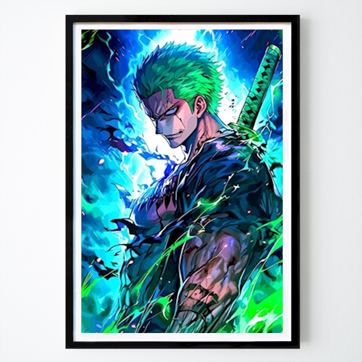 Czas wolny Plakat: Jeden kawałek Zoro autorstwa Blossom 01