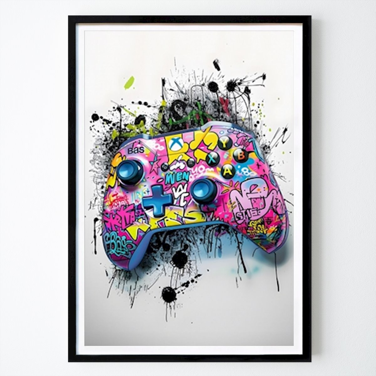 Pop Art Poster: Xbox-Controller von Mber schmalz