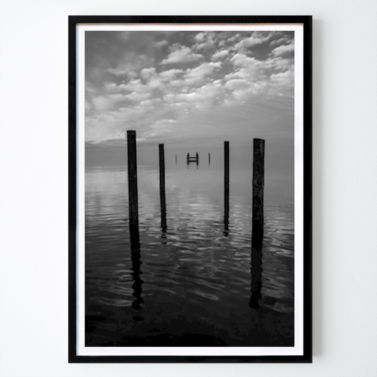 Noir et Blanc Affiche: Symétrie par Veronica Lindo