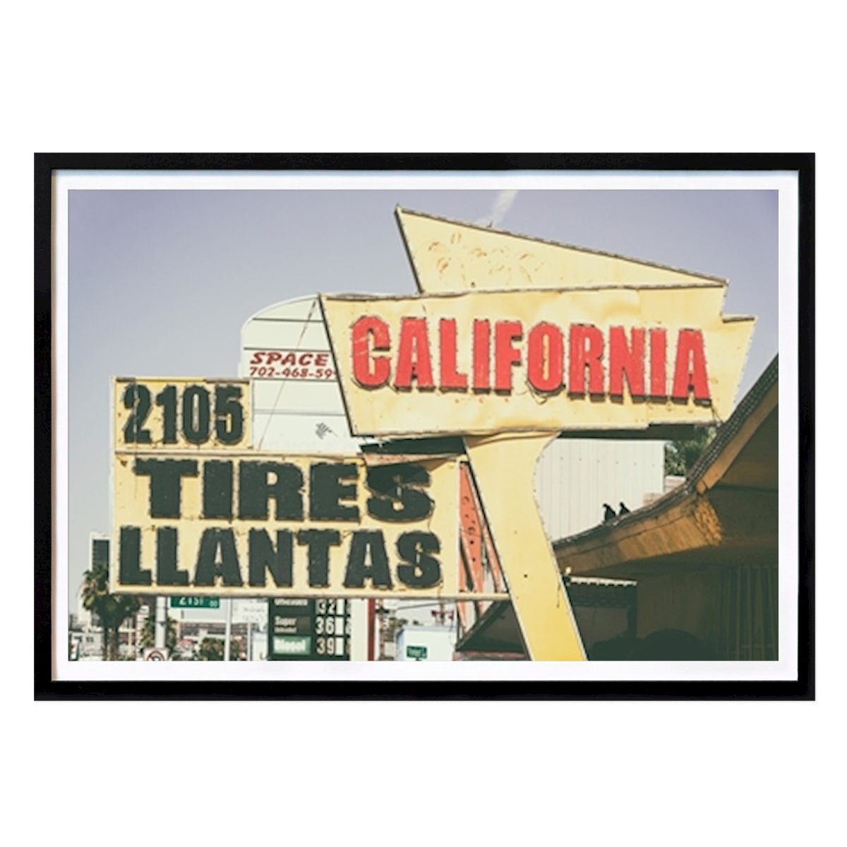 Byer & Steder Plakat: Dæk Californien av Philippe HUGONNARD