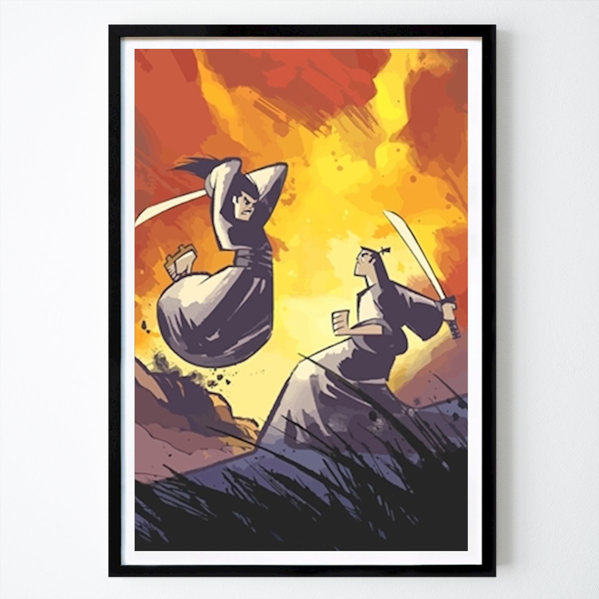 Abstraktní Plakát: Plakáty Samurai Jack od Eram