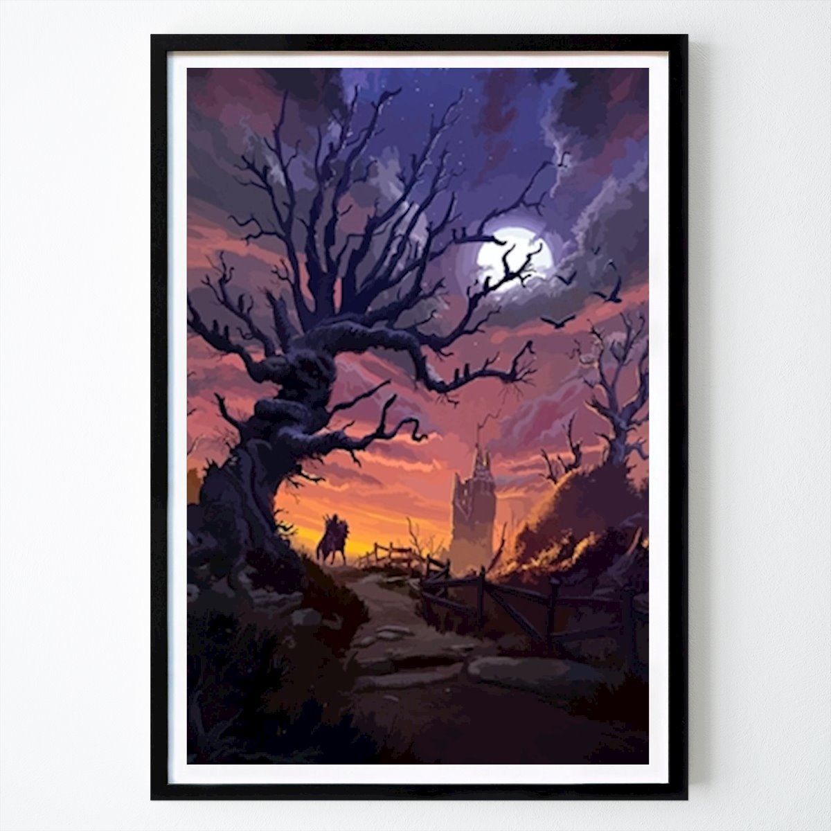 Illustrasjon Plakat: Gerallt - The Witcher av Best