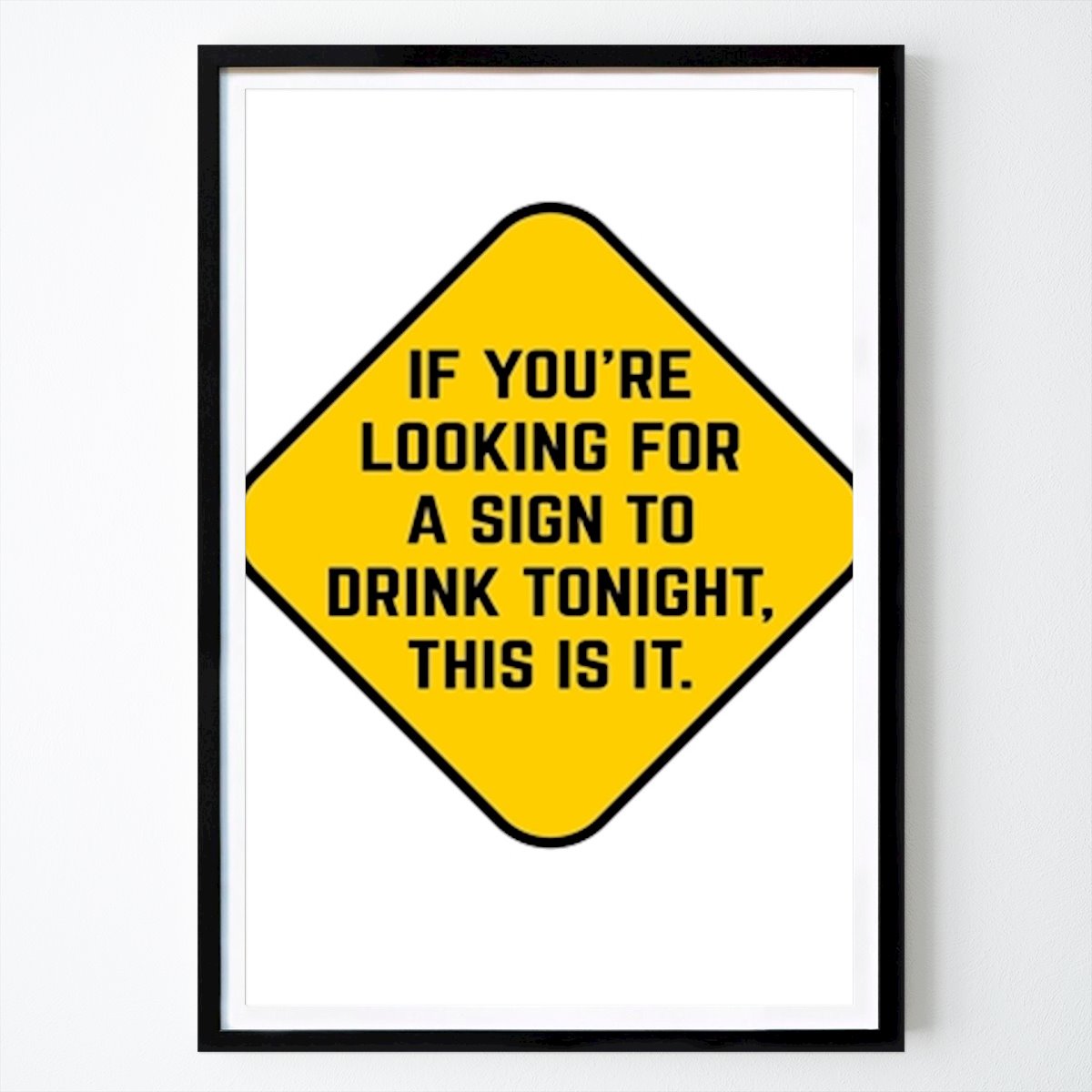 Kuchnie Plakat: Znak! autorstwa Viktor Håkansson