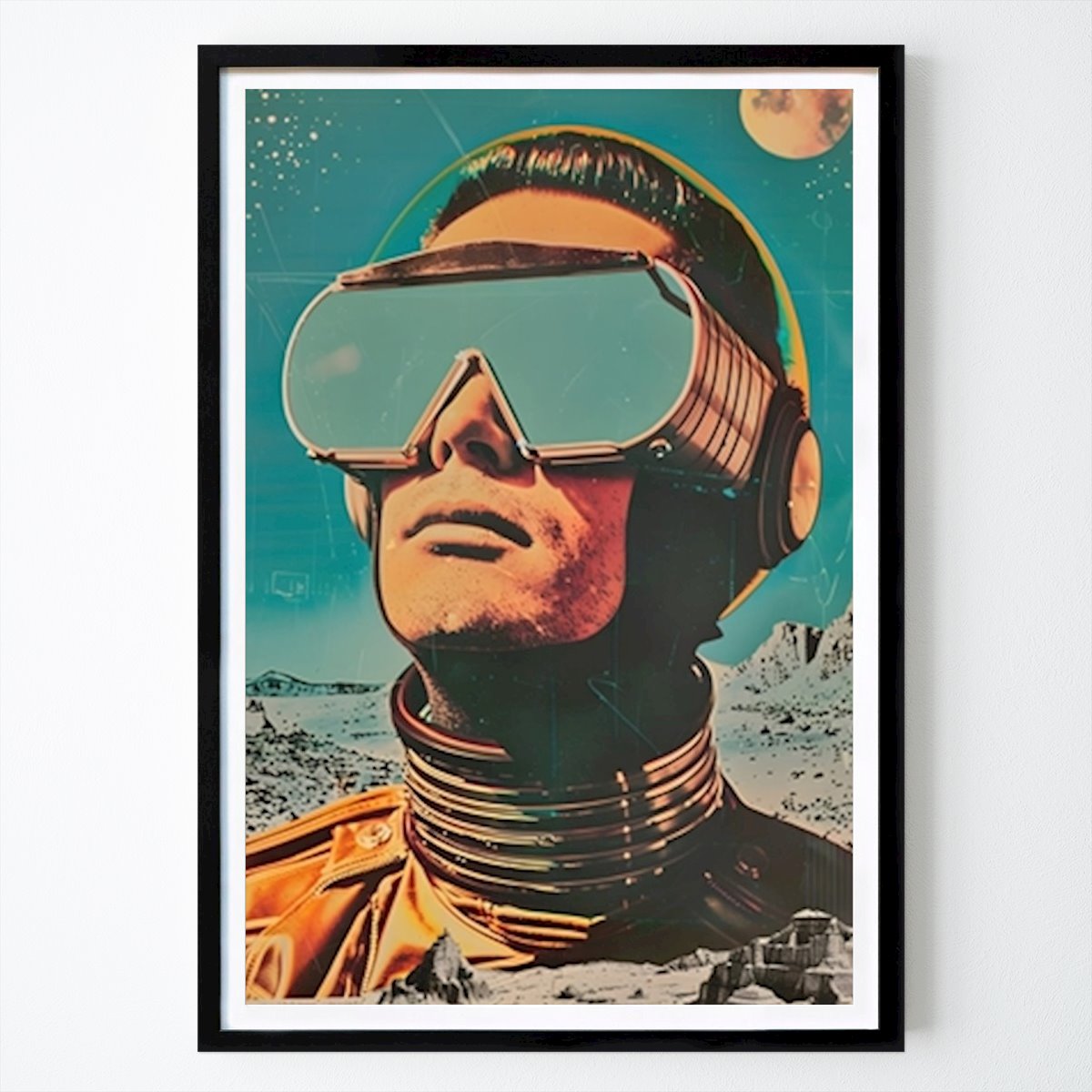 Astratto Poster: Surreale Retrò Sci-fi Art 01 di Grzegorz Cegła