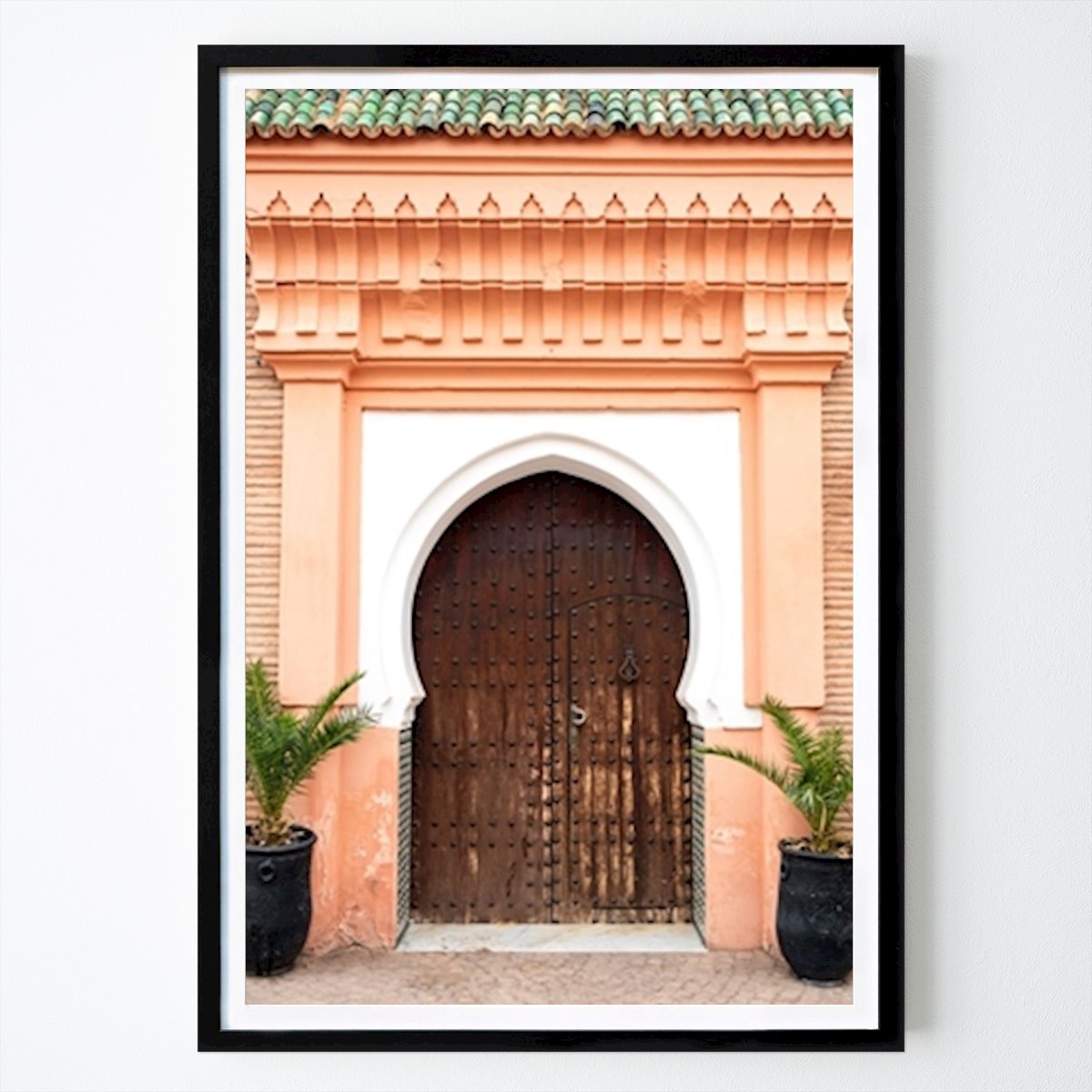 Städte & Länder Poster: Palasttüren in Marrakesch von Raisa Zwart