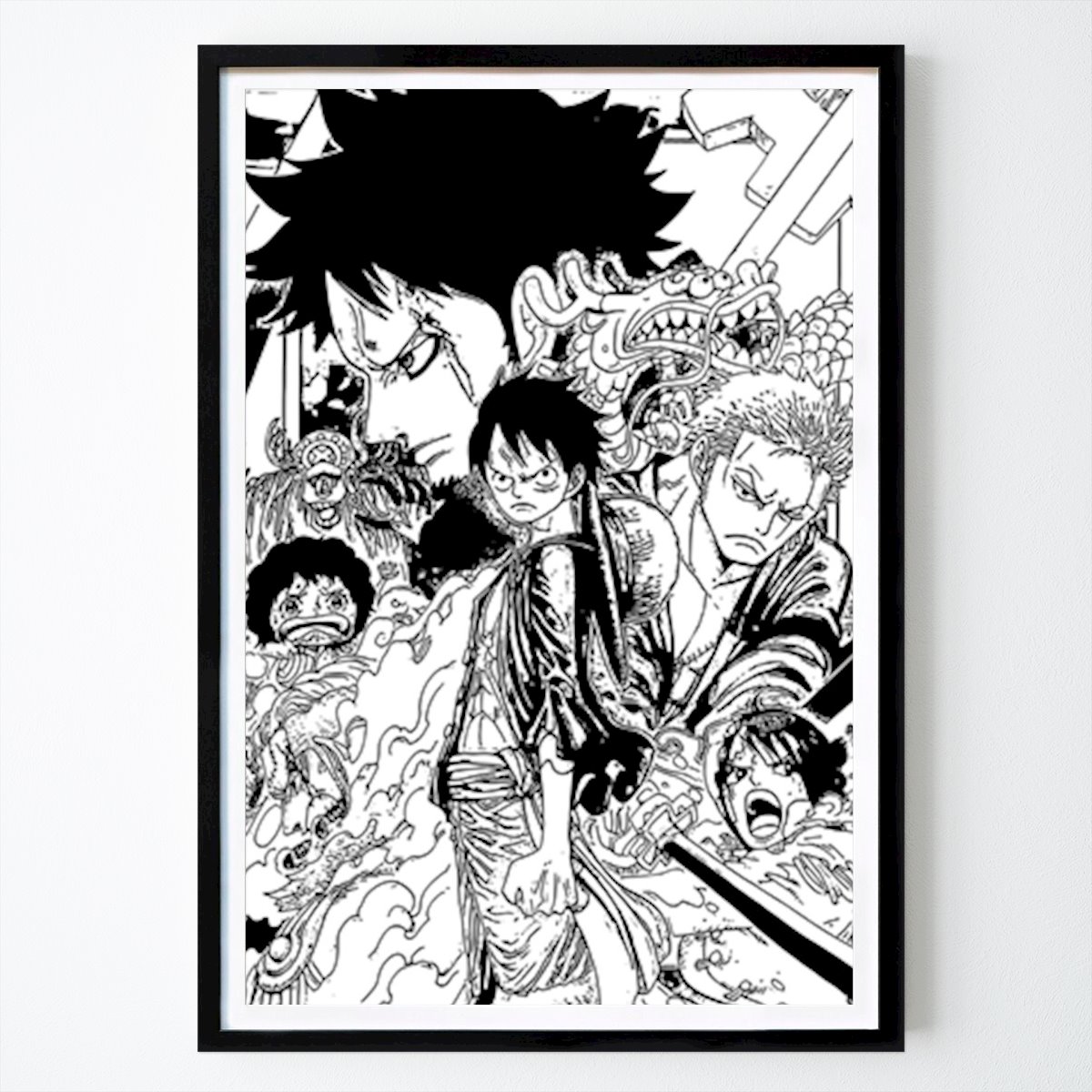 Tempo libero Poster: One Piece manga art di Chika 5