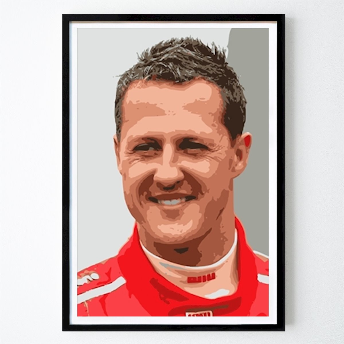 Michael Schumacher Poster von Hamsah sport – Freizeit Wandbild – Printler
