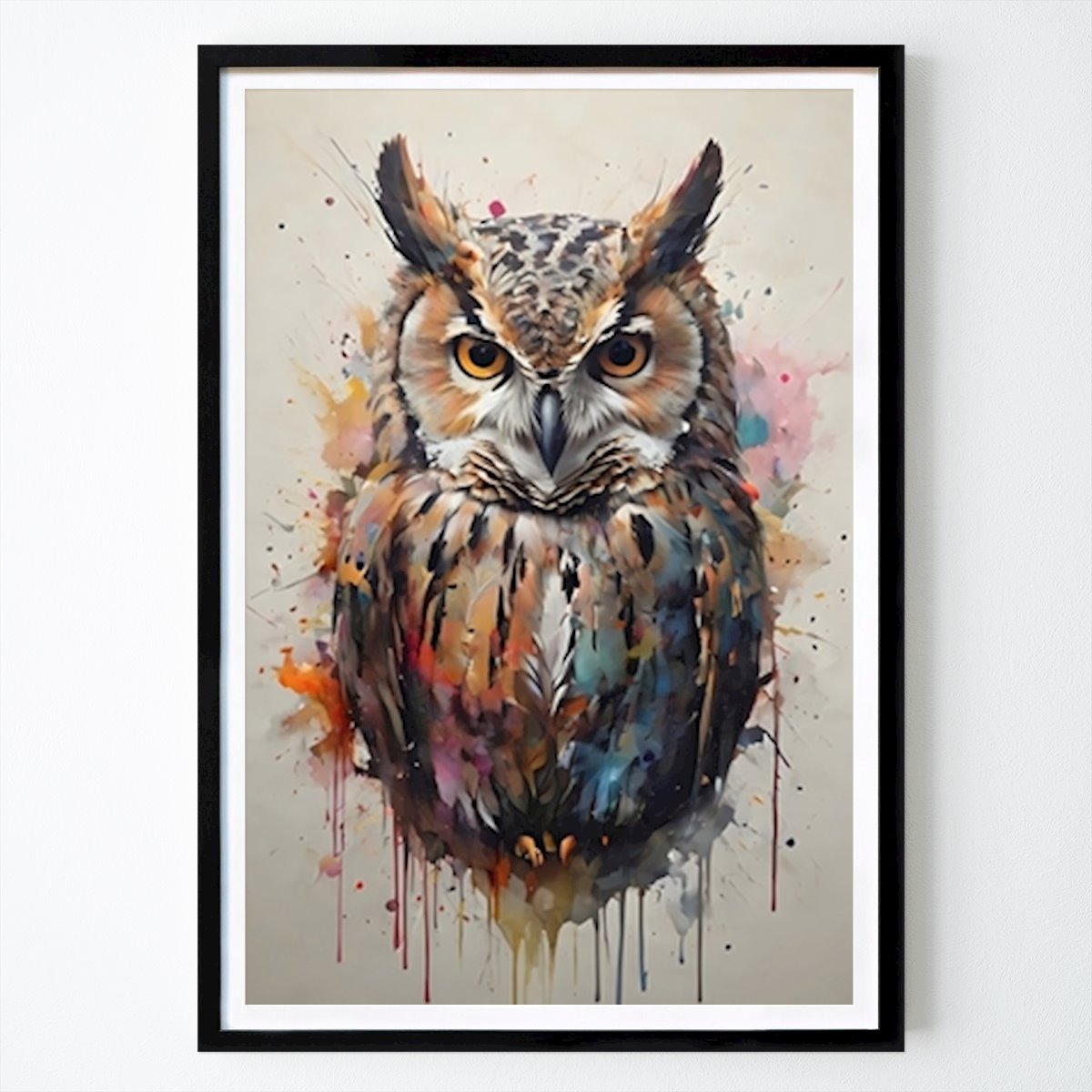 Architecture & Design Poster: Owl Watercolor by Muhammad Rizal Azhari