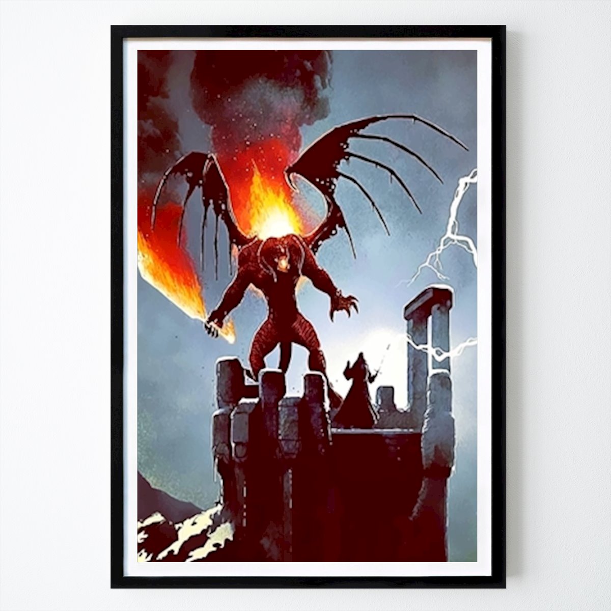 Ilustración Póster: El Fuego del Dragón de Jazz vtec