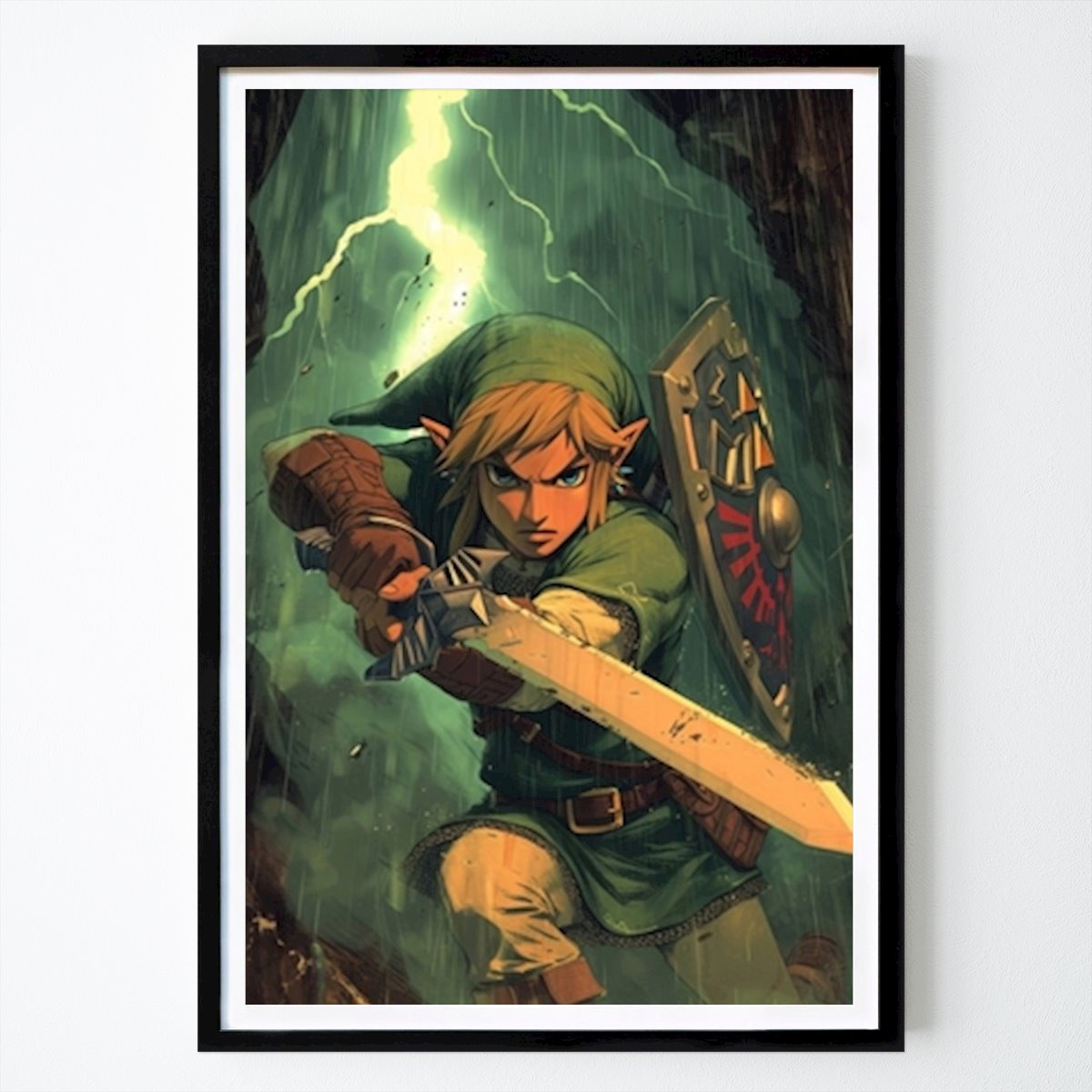 Retro & Vintage Poster: The Legend of Zelda Painting by Oliver Painting Poster