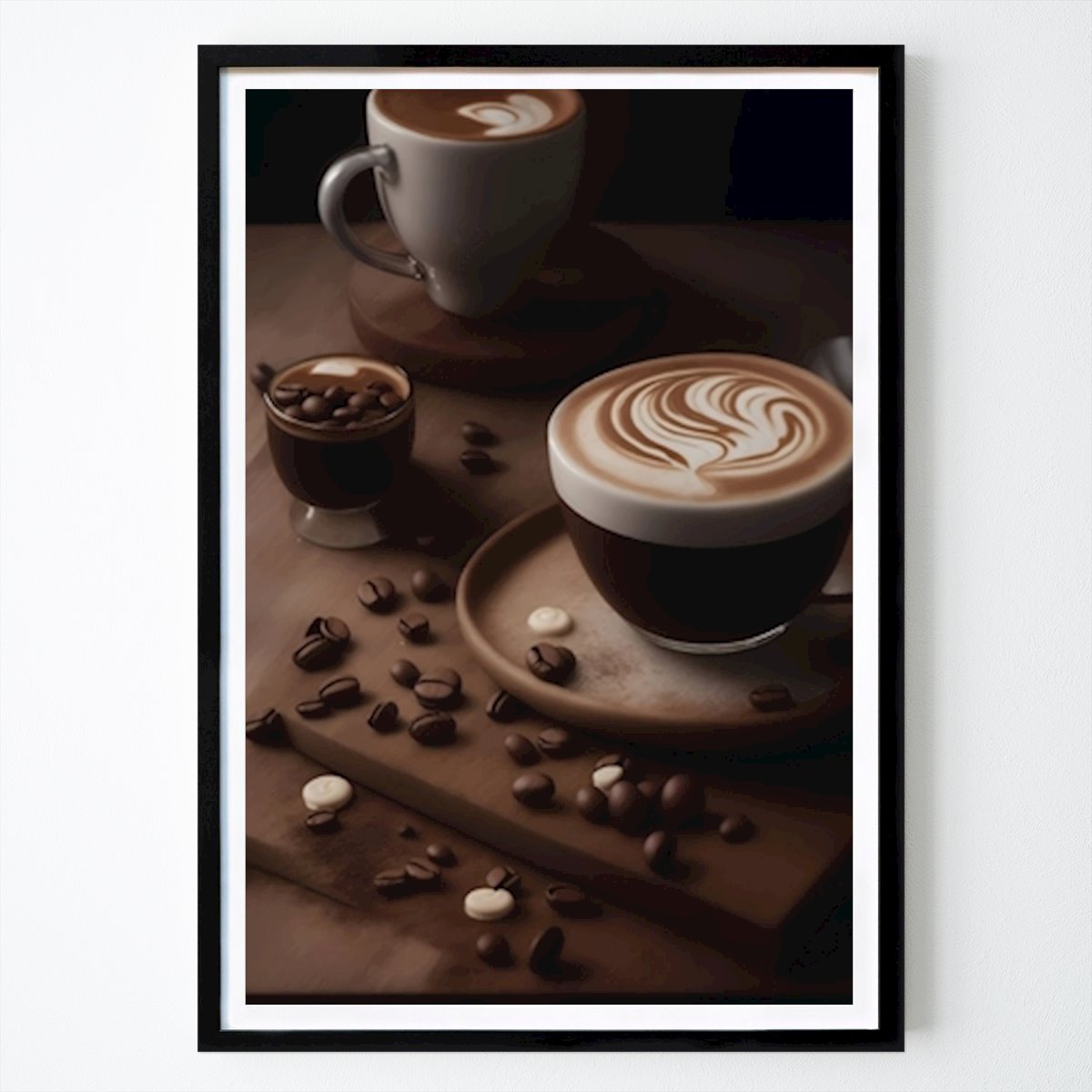 Kök Poster: Kaffemjölk med javanistisk suggar av Ganesh ulya